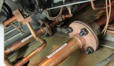 Stator Water Cooling with Copper Flanges