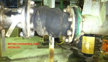 Gypsum Slurry Piping Expansion Joint Failure