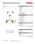 Graphite Pressure Seal Survey Data Sheet Card